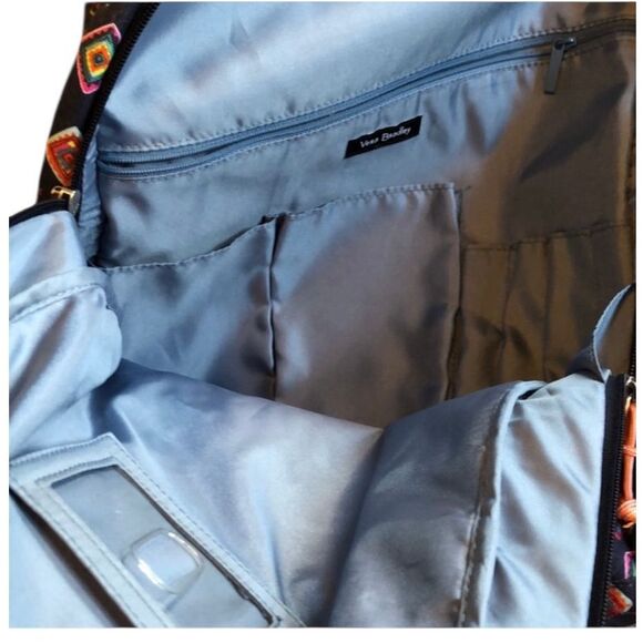 Vera Bradley Lighten Up Backpack Grand Navy Medallion New - Picture 10 of 12